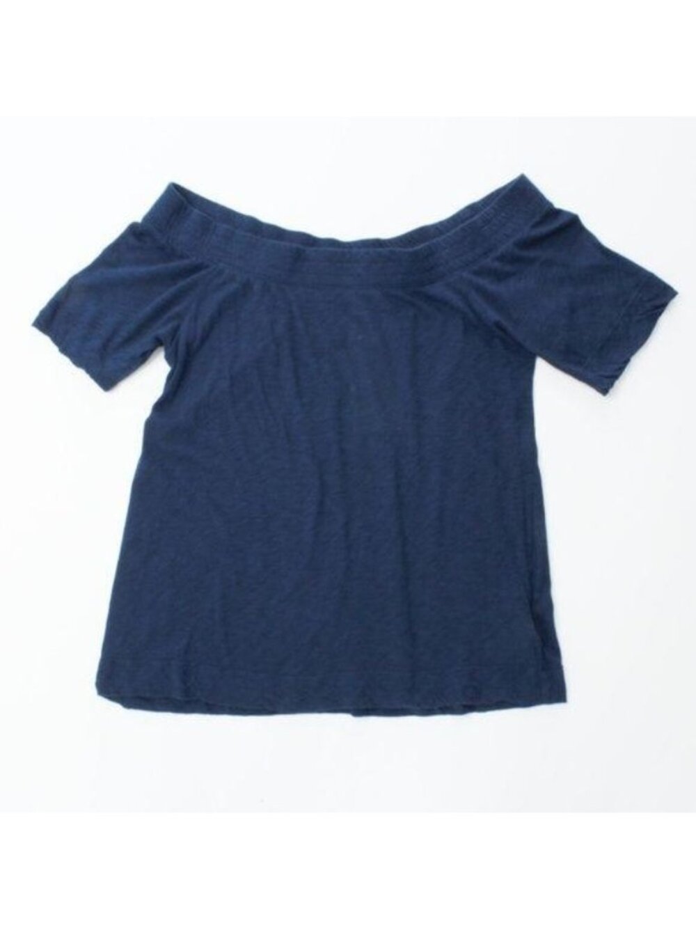Splendid Navy Off-The-Shoulder Top Flowy Lightweight